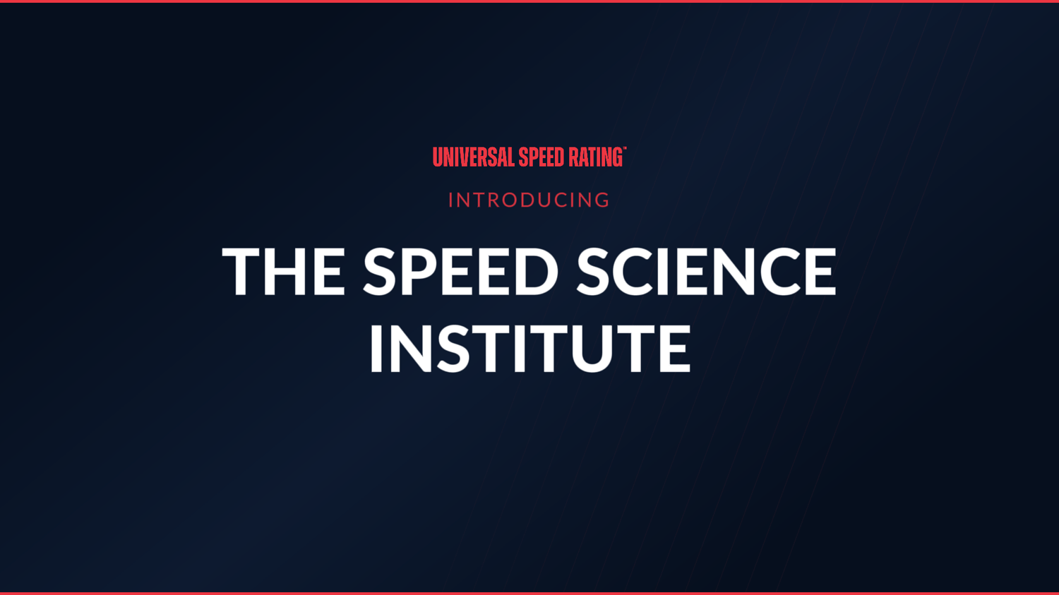 BLOG | Universal Speed Rating