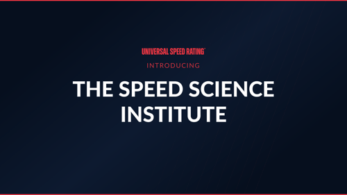Introducing the Speed Science Institute